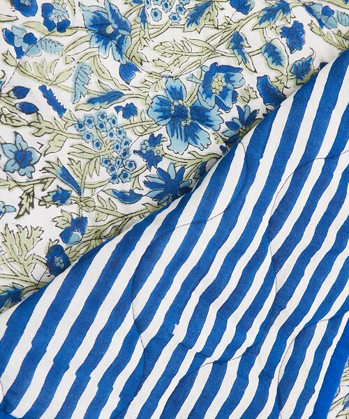 collex / コレックス インテリア・インテリア雑貨 | ブロックプリント キルトブランケット 140×200 | 詳細18