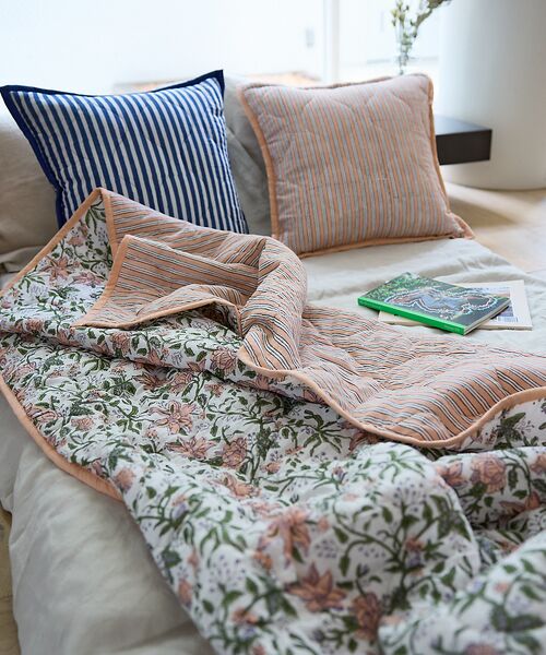 collex / コレックス インテリア・インテリア雑貨 | ブロックプリント キルトブランケット 140×200 | 詳細20