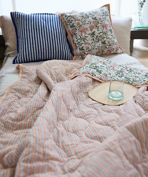 collex / コレックス インテリア・インテリア雑貨 | ブロックプリント キルトクッションカバー 45×45 | 詳細8