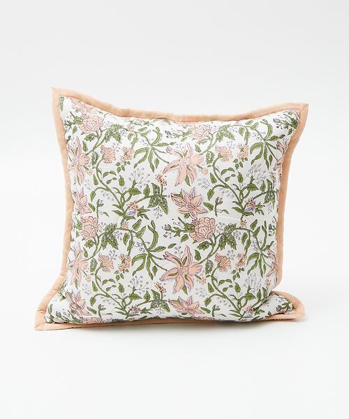 collex / コレックス インテリア・インテリア雑貨 | ブロックプリント キルトクッションカバー 45×45 | 詳細9