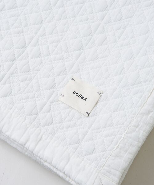 collex / コレックス インテリア・インテリア雑貨 | ＜手洗い可能＞チェック柄キルトケット コットン 150×205cm | 詳細2