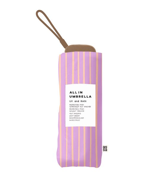 collex / コレックス 傘 | ラフストライプ ALL IN UMBRELLA 折りたたみ傘【assa】【WEB | 詳細4