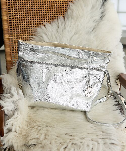 collex/コレックス 【MARCO MASI】2WAYショルダーバッグ シルバー シルバー F