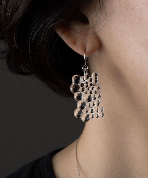 collex / コレックス ピアス・イヤリング | 【HARIO Lampwork Factory×vue.】ピアス 深雪 | 詳細1