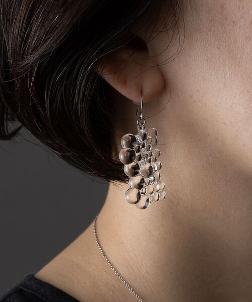 collex / コレックス ピアス・イヤリング | 【HARIO Lampwork Factory×vue.】ピアス 深雪 | 詳細2