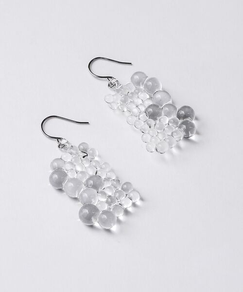 collex/コレックス 【HARIO Lampwork Factory×vue.】ピアス 深雪 クリア F collex/コレックス 【HARIO Lampwork Factory×vue.】ピアス 深雪 クリア F