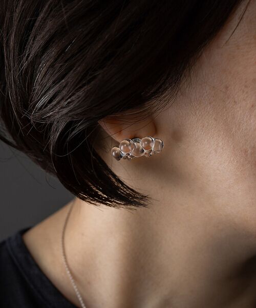 collex / コレックス ピアス・イヤリング | 【HARIO Lampwork Factory×vue.】ピアス 雪の粒 | 詳細2