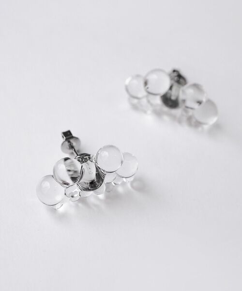 collex / コレックス ピアス・イヤリング | 【HARIO Lampwork Factory×vue.】ピアス 雪の粒 | 詳細4