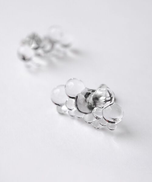 collex / コレックス ピアス・イヤリング | 【HARIO Lampwork Factory×vue.】ピアス 雪の粒 | 詳細5