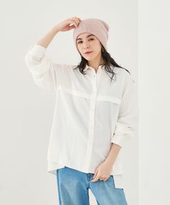 collex / コレックス シャツ・ブラウス | フロント切替バックギャザーシャツ