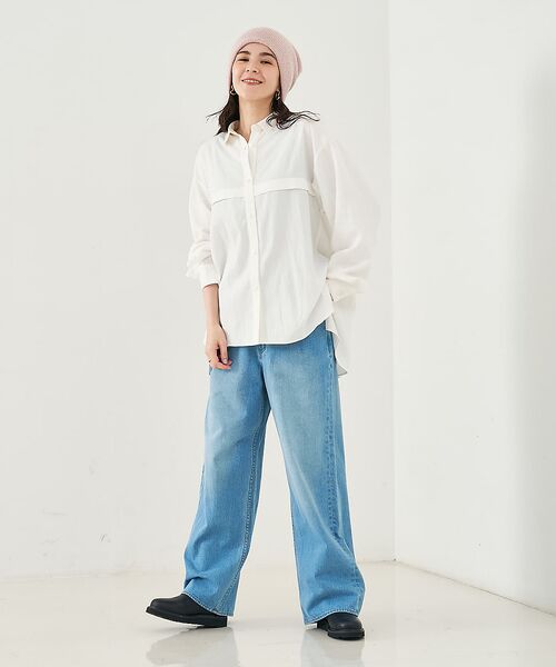 collex / コレックス シャツ・ブラウス | フロント切替バックギャザーシャツ | 詳細1