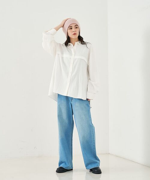 collex / コレックス シャツ・ブラウス | フロント切替バックギャザーシャツ | 詳細2