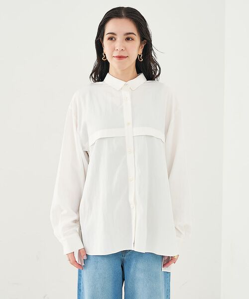 collex / コレックス シャツ・ブラウス | フロント切替バックギャザーシャツ | 詳細6