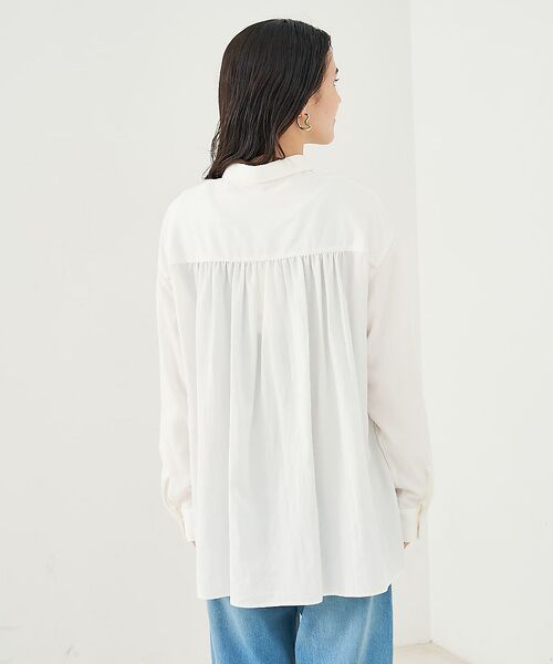 collex / コレックス シャツ・ブラウス | フロント切替バックギャザーシャツ | 詳細8