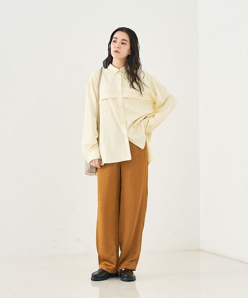 collex / コレックス シャツ・ブラウス | フロント切替バックギャザーシャツ | 詳細14