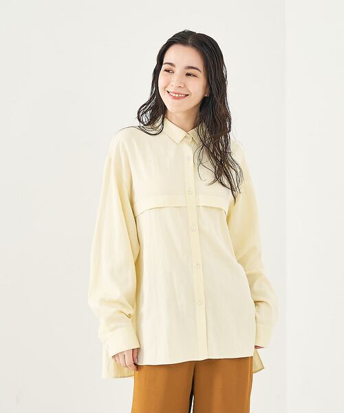 collex / コレックス シャツ・ブラウス | フロント切替バックギャザーシャツ | 詳細15