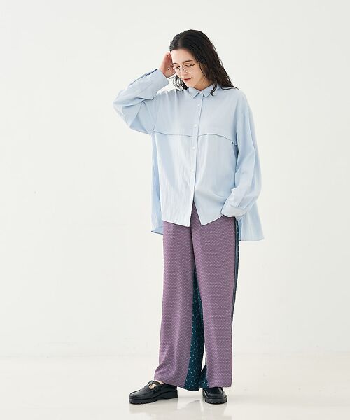 collex / コレックス シャツ・ブラウス | フロント切替バックギャザーシャツ | 詳細20
