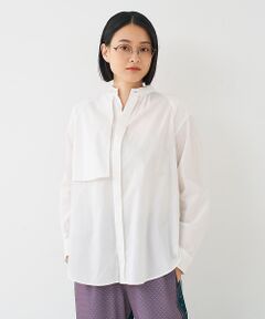 collex / コレックス シャツ・ブラウス | フラップミニ衿ブラウス