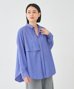 collex / コレックス シャツ・ブラウス | フラップミニ衿ブラウス