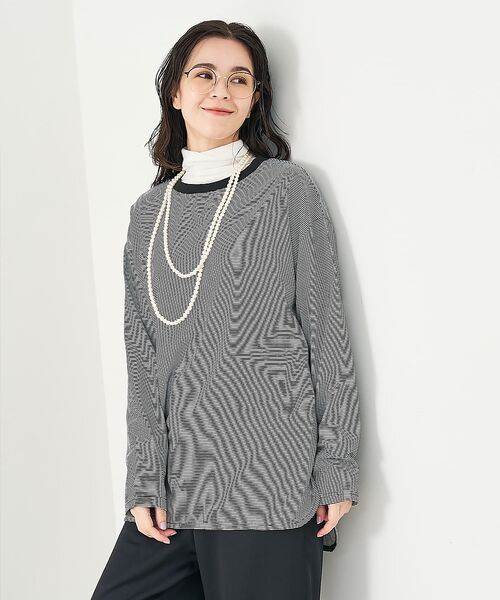 collex / コレックス Tシャツ | バックボタンカットプルオーバー（ブラック系その他1）