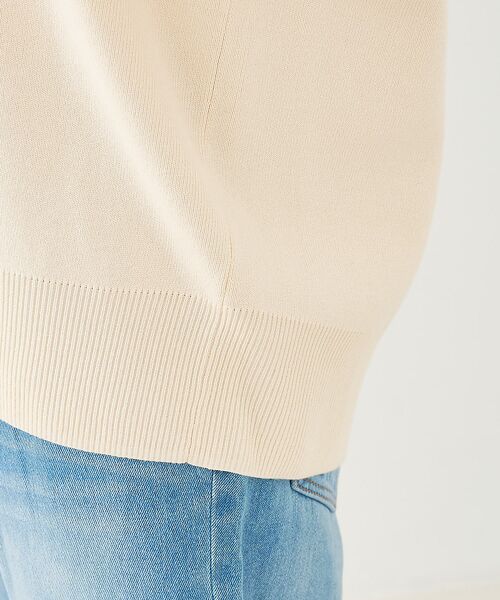 collex / コレックス ニット・セーター | 配色ラインVネックニットプルオーバー | 詳細12