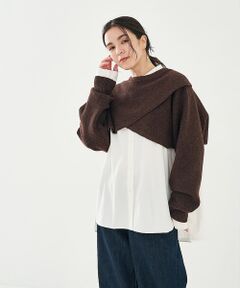 collex / コレックス ニット・セーター | 2WAYショートニットプルオーバー