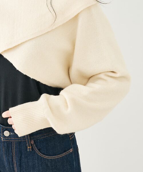 collex / コレックス ニット・セーター | 2WAYショートニットプルオーバー | 詳細13