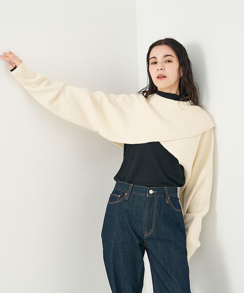 collex / コレックス ニット・セーター | 2WAYショートニットプルオーバー | 詳細6