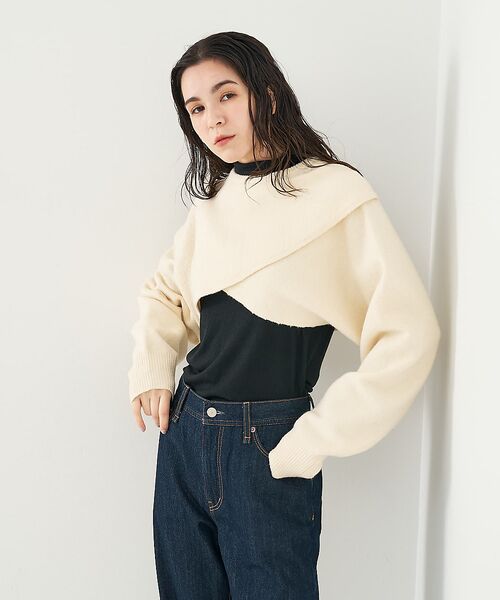 collex / コレックス ニット・セーター | 2WAYショートニットプルオーバー | 詳細8
