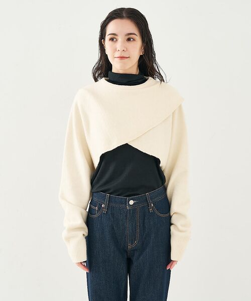 collex / コレックス ニット・セーター | 2WAYショートニットプルオーバー | 詳細9