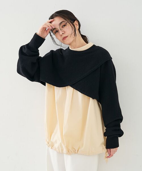 collex / コレックス ニット・セーター | 2WAYショートニットプルオーバー | 詳細16