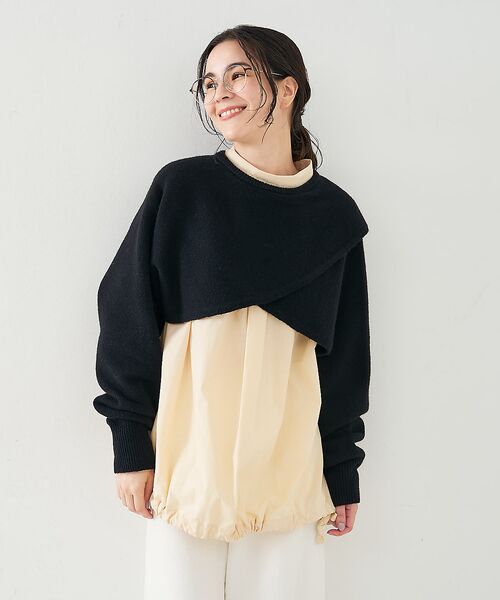 collex / コレックス ニット・セーター | 2WAYショートニットプルオーバー | 詳細17