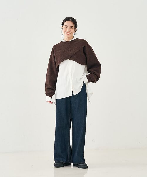 collex / コレックス ニット・セーター | 2WAYショートニットプルオーバー | 詳細21