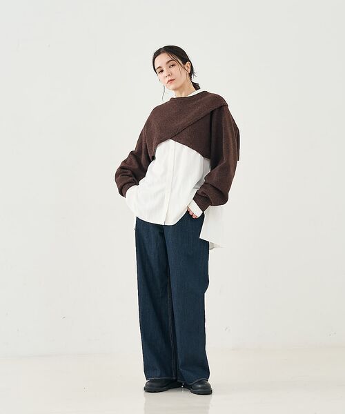 collex / コレックス ニット・セーター | 2WAYショートニットプルオーバー | 詳細22