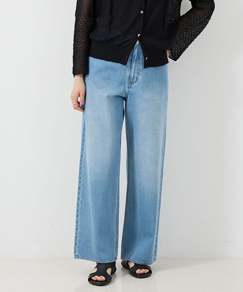collex / コレックス デニムパンツ | 定番人気!美シルエット セミワイドデニム2(ブルー)