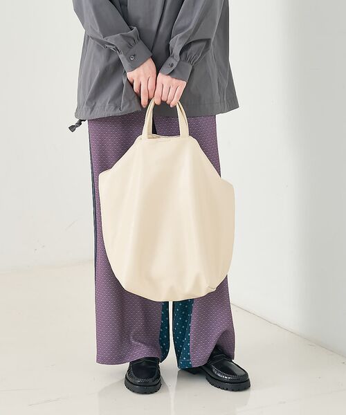 collex / コレックス ショルダーバッグ | 2WAY底マチワイド レザーライクワンショルダーバッグ | 詳細5