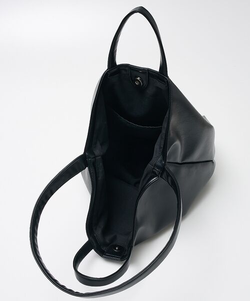 collex / コレックス ショルダーバッグ | 2WAY底マチワイド レザーライクワンショルダーバッグ | 詳細20