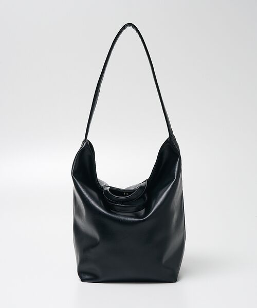 collex / コレックス ショルダーバッグ | 2WAY底マチワイド レザーライクワンショルダーバッグ | 詳細21