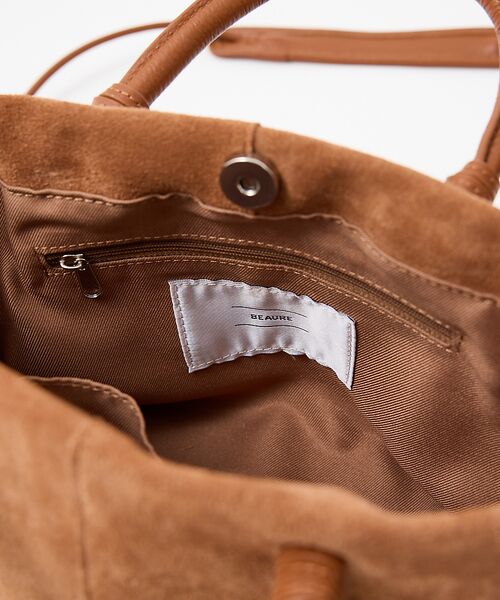 collex / コレックス ショルダーバッグ | 【WEB限定】【Beau're/ヴュレ】2WAYフリンジボストンバッグ　スエード | 詳細16
