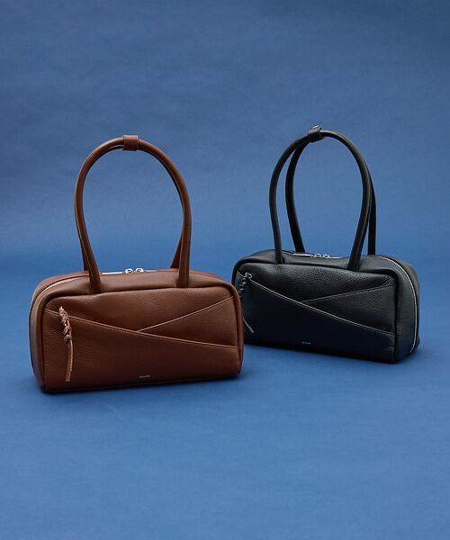 collex / コレックス ボストンバッグ | 【WEB限定】【Beau're/ヴュレ】ポケット付き横長ボストンバッグ | 詳細1