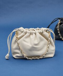 collex / コレックス ショルダーバッグ | 【WEB限定】【AULENTTI/オウレンティ】2WAY巾着チェーンハンドルバッ