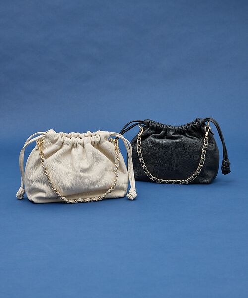 collex / コレックス ショルダーバッグ | 【WEB限定】【AULENTTI/オウレンティ】2WAY巾着チェーンハンドルバッ | 詳細3