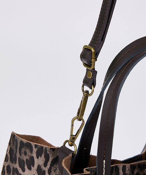 collex / コレックス トートバッグ | 【WEB限定】【AULENTTI/オウレンティ】ポーチ付きトートバッグ　ヒョウ柄 | 詳細12