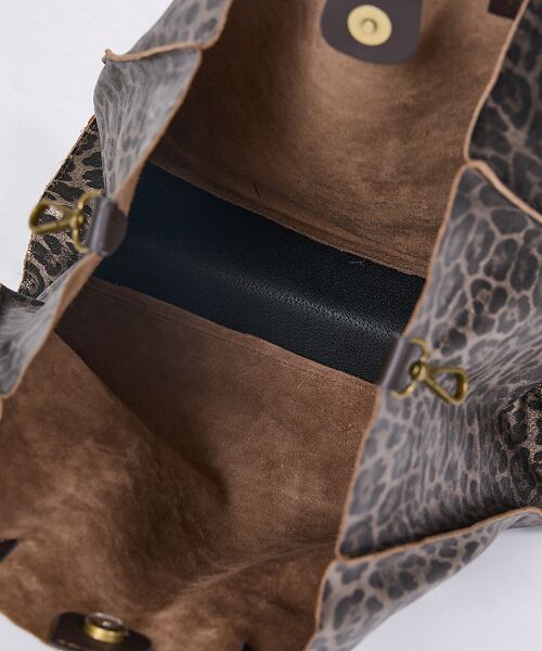 collex / コレックス トートバッグ | 【WEB限定】【AULENTTI/オウレンティ】ポーチ付きトートバッグ　ヒョウ柄 | 詳細13