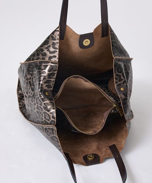 collex / コレックス トートバッグ | 【WEB限定】【AULENTTI/オウレンティ】ポーチ付きトートバッグ　ヒョウ柄 | 詳細14