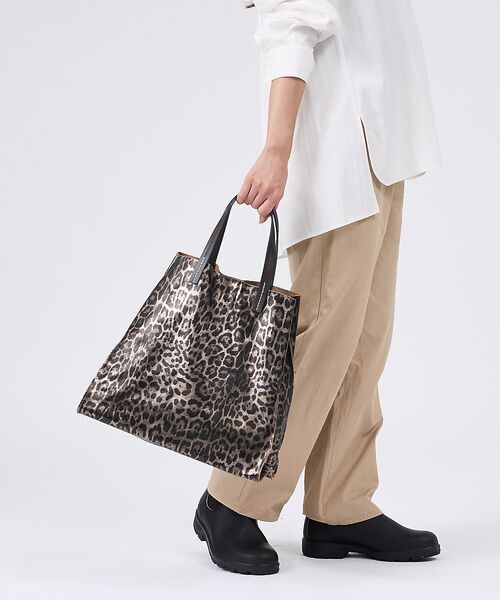 collex / コレックス トートバッグ | 【WEB限定】【AULENTTI/オウレンティ】ポーチ付きトートバッグ　ヒョウ柄 | 詳細3