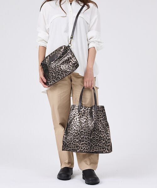 collex / コレックス トートバッグ | 【WEB限定】【AULENTTI/オウレンティ】ポーチ付きトートバッグ　ヒョウ柄 | 詳細6