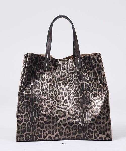 collex / コレックス トートバッグ | 【WEB限定】【AULENTTI/オウレンティ】ポーチ付きトートバッグ　ヒョウ柄 | 詳細8