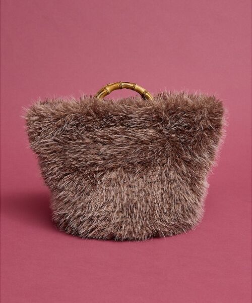 collex / コレックス トートバッグ | 【WEB限定】【EARTH MADE】ファーバンブートートバッグ（ブラウン）