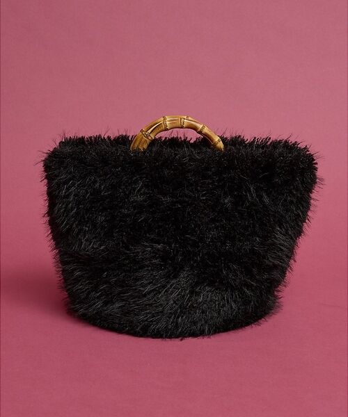 collex / コレックス トートバッグ | 【WEB限定】【EARTH MADE】ファーバンブートートバッグ（ブラック）